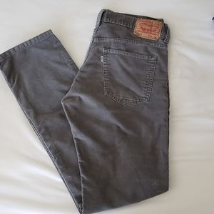 Gray corduroy Levi's